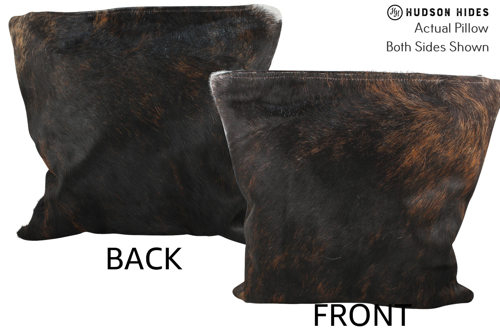Dark Brindle Cowhide Pillow #35661
