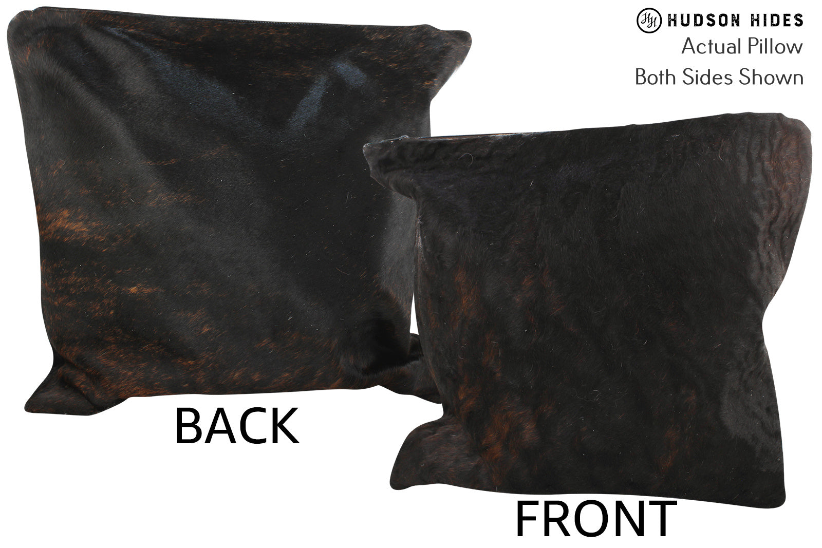 Dark Brindle Cowhide Pillow #35670