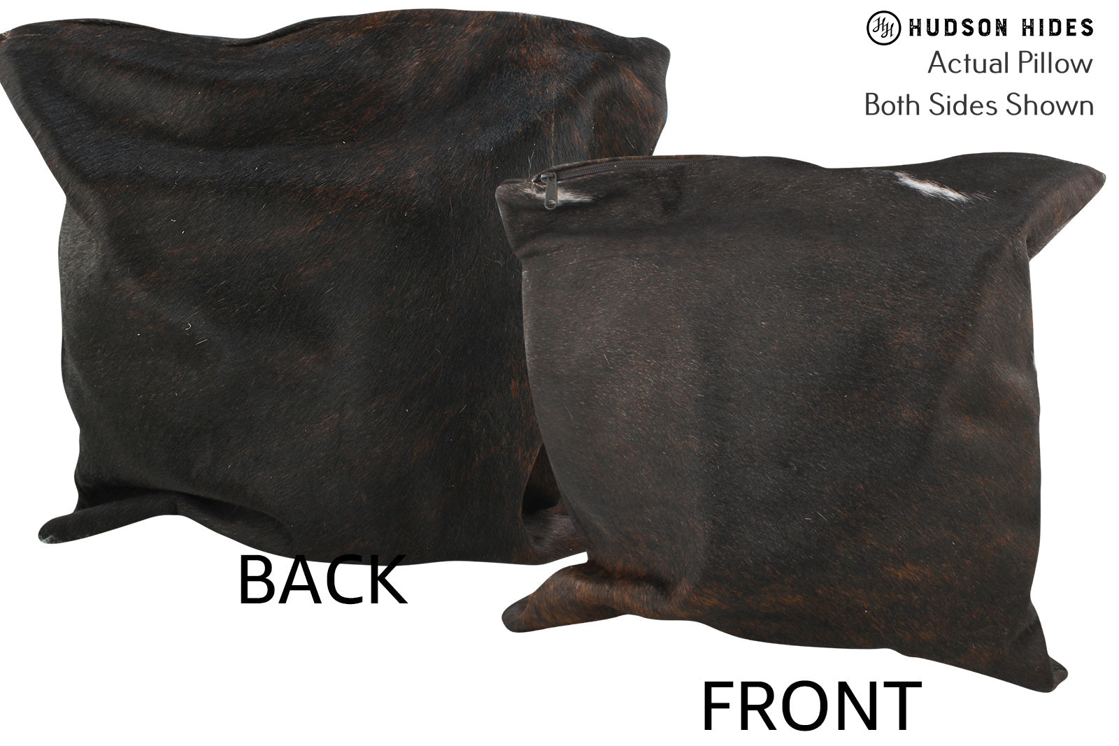Dark Brindle Cowhide Pillow #35676