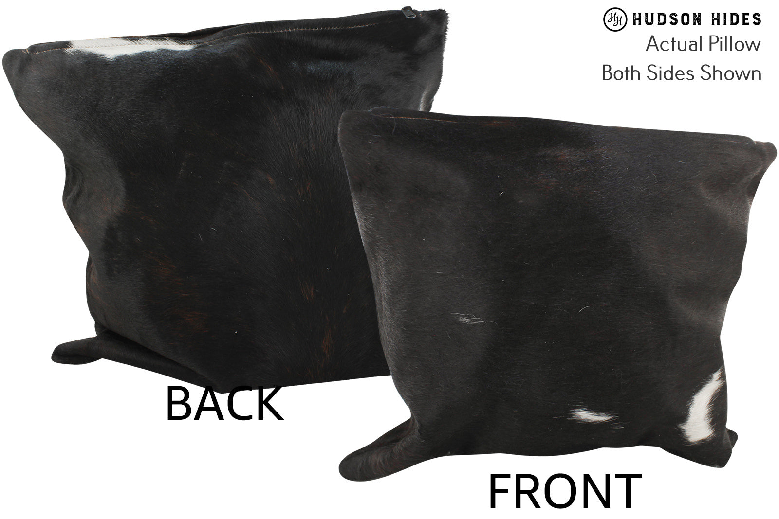Black and White Cowhide Pillow #35681
