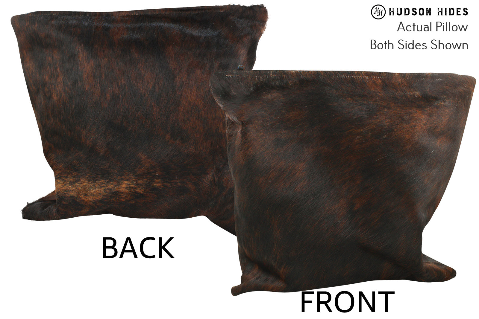 Dark Brindle Cowhide Pillow #35700