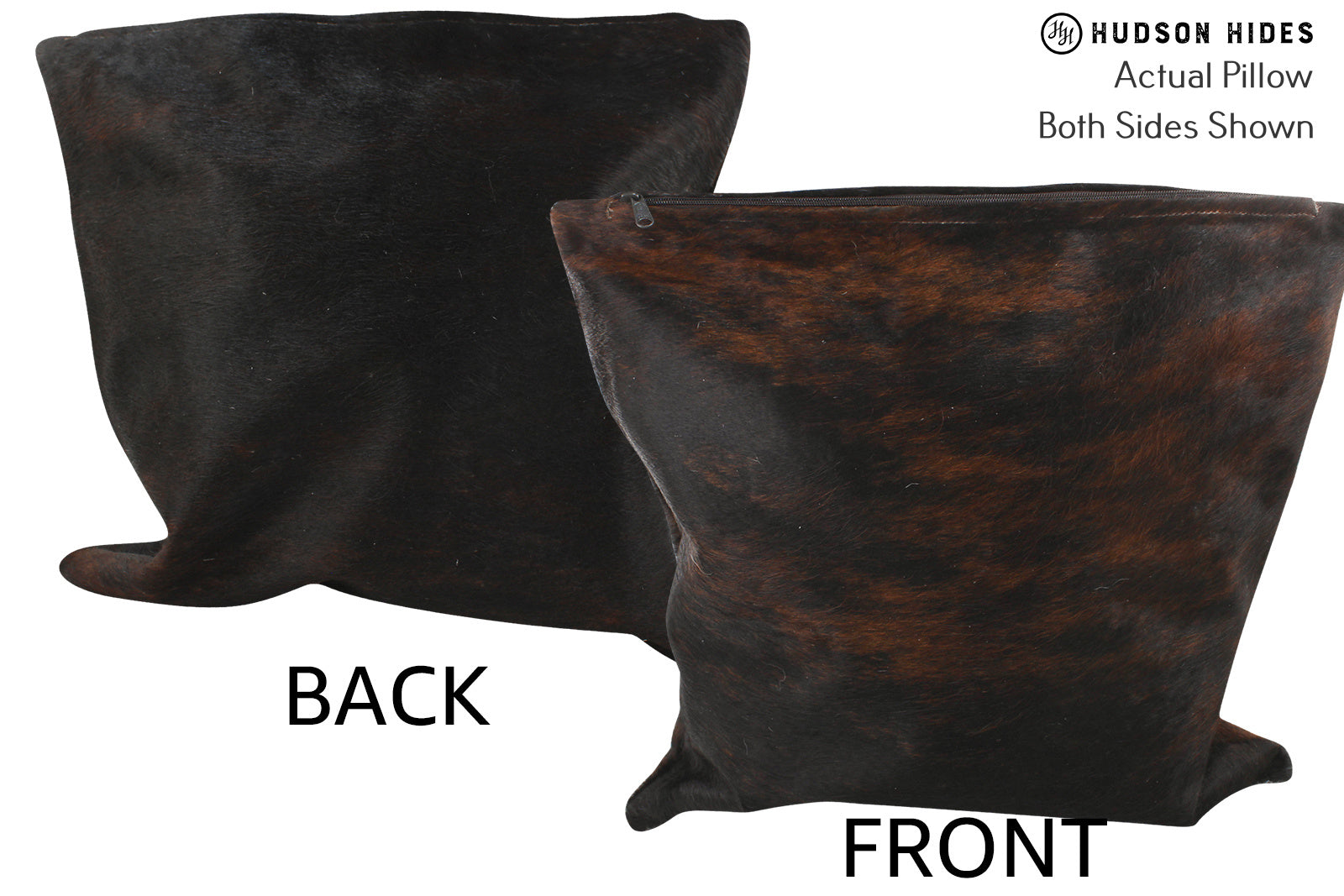 Dark Brindle Cowhide Pillow #35712