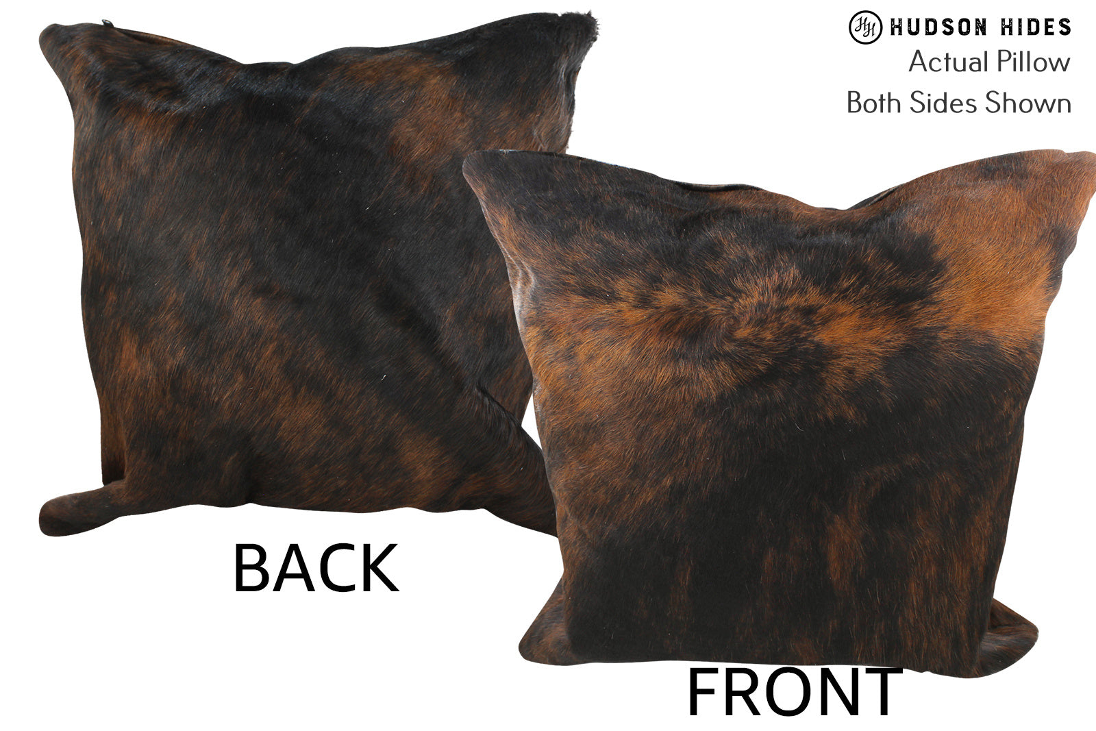 Dark Brindle Cowhide Pillow #35715