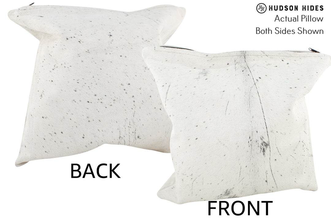 Salt and Pepper Black Pillow 20"x20"#36030 by Hudson Hides