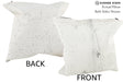 Salt and Pepper Black 20"x20" Brazilian Cowhide Pillow #36030 by Hudson Hides