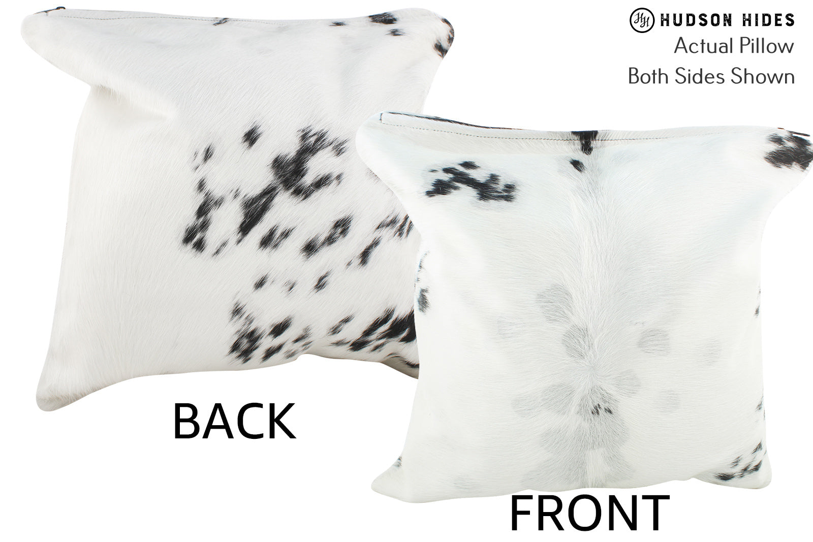 Black and White Cowhide Pillow #36051