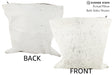 Salt and Pepper Black 20"x20" Brazilian Cowhide Pillow #36081 by Hudson Hides