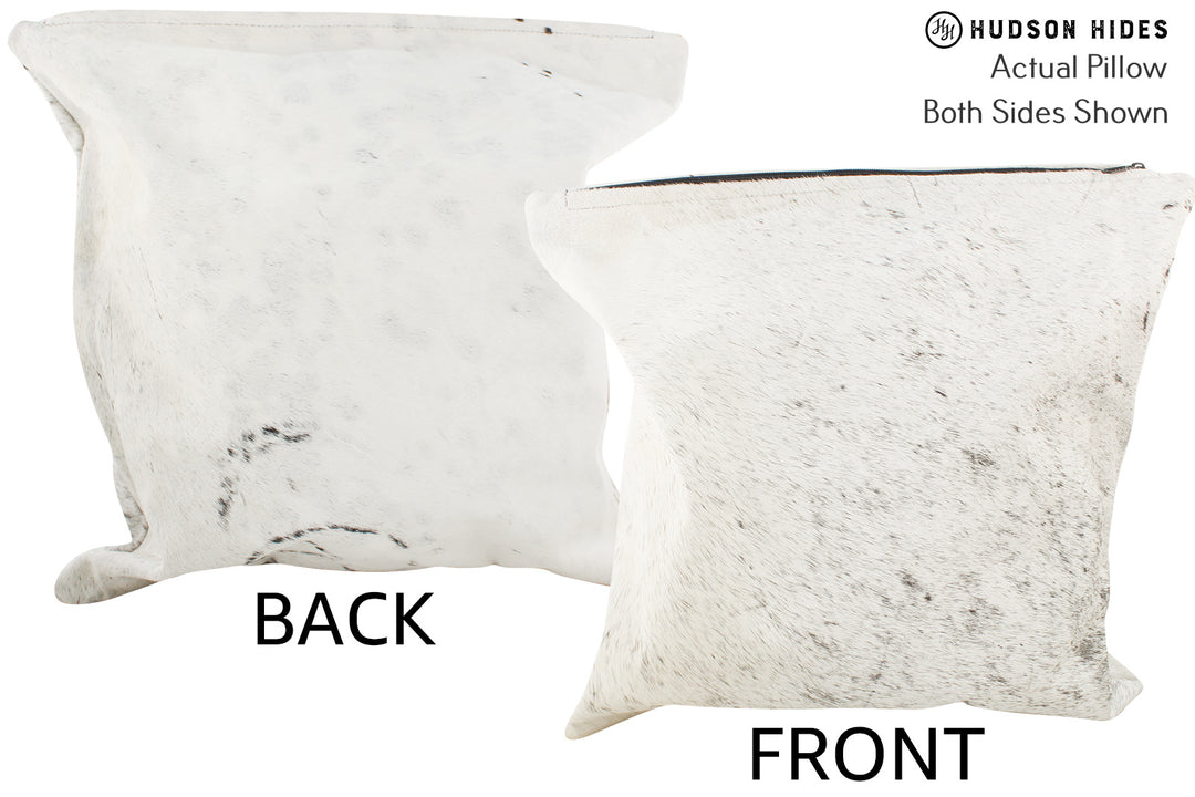 Salt and Pepper Black Pillow 20"x20"#36090 by Hudson Hides
