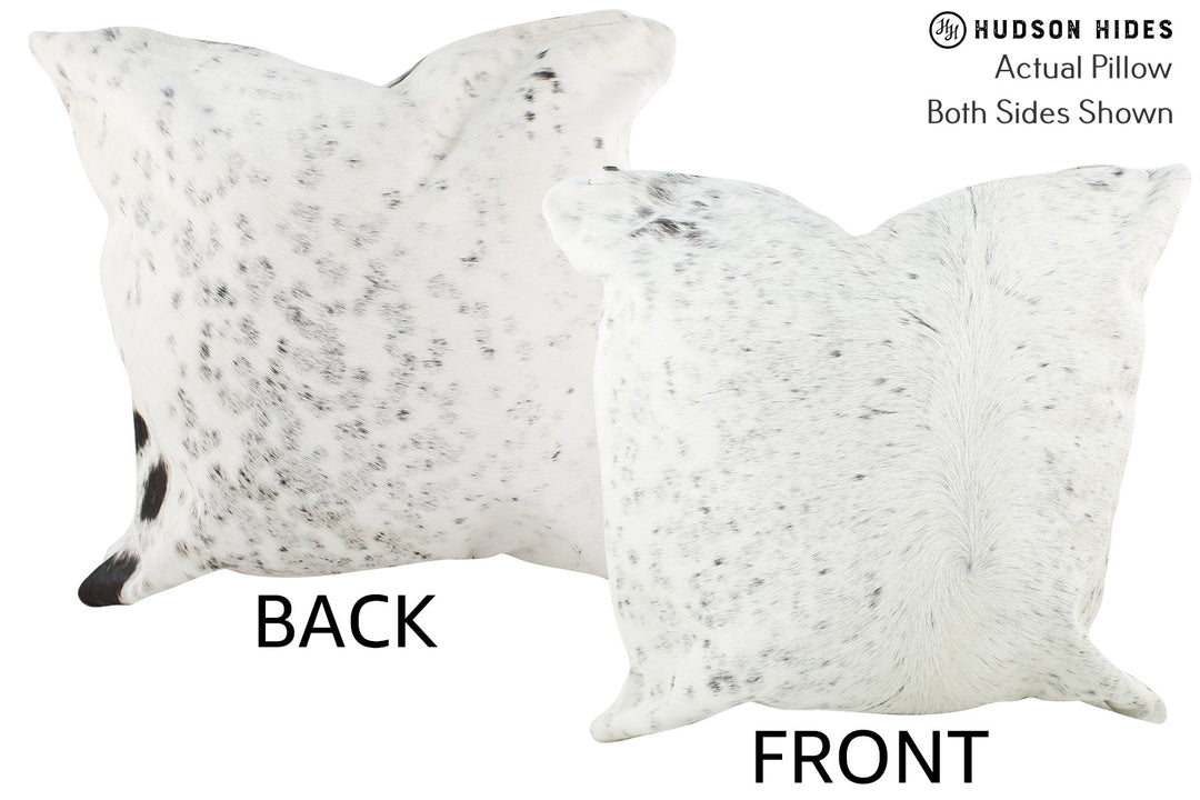 Salt and Pepper Black Pillow 20"x20"#36129 by Hudson Hides