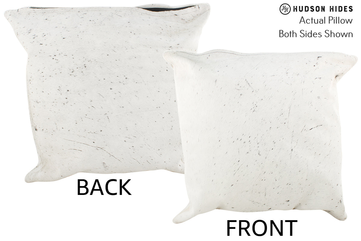 Salt and Pepper Black Cowhide Pillow #36199