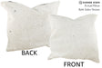 Salt and Pepper Black 20"x20" Brazilian Cowhide Pillow #36225 by Hudson Hides