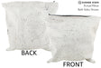 Salt and Pepper Black 20"x20" Brazilian Cowhide Pillow #36232 by Hudson Hides