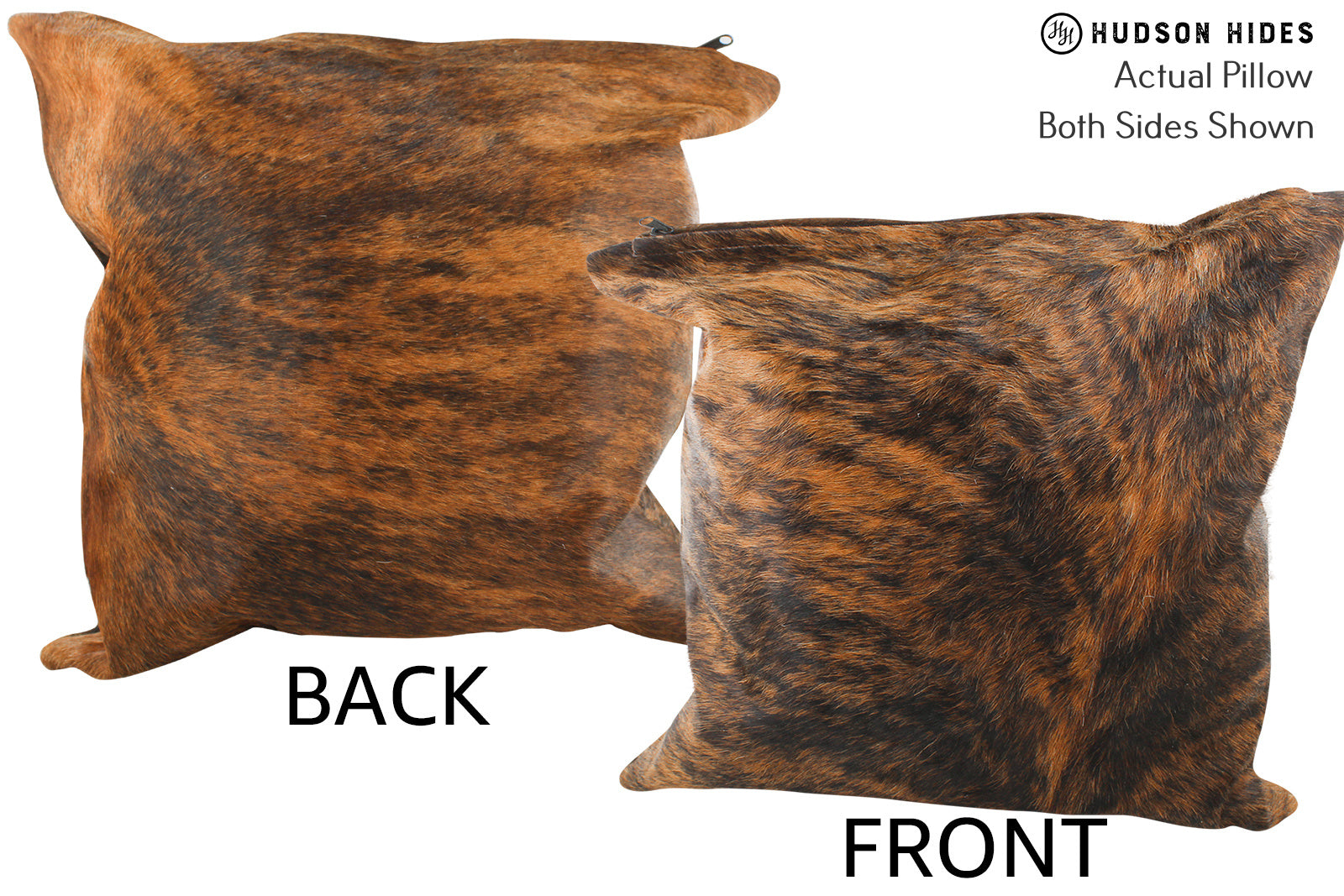 Medium Brindle Cowhide Pillow #36358