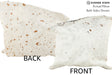 Salt and Pepper Brown 20"x20" Brazilian Cowhide Pillow #36388 by Hudson Hides