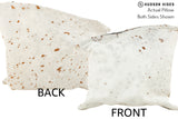 Salt and Pepper Brown 20"x20" Brazilian Cowhide Pillow #36388 by Hudson Hides