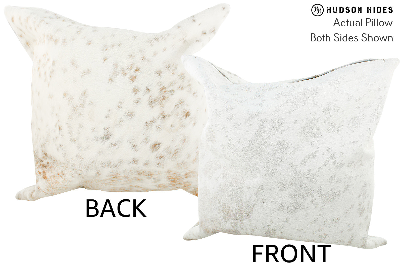 Salt and Pepper Brown Cowhide Pillow #36457