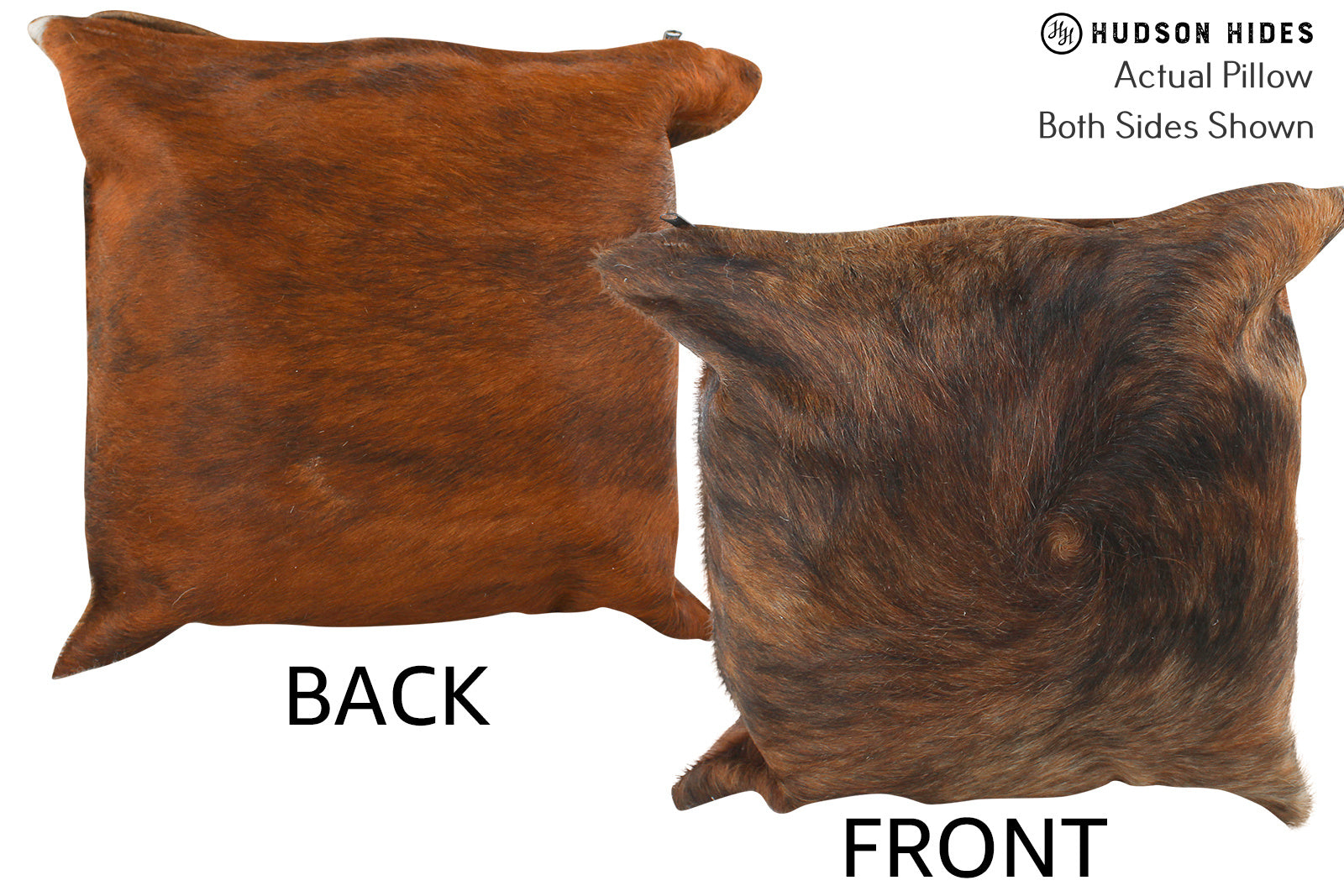 Medium Brindle Cowhide Pillow #36488
