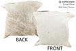 Grey 16"x16" Brazilian Cowhide Pillow #36569 by Hudson Hides