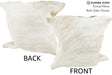 Grey 16"x16" Brazilian Cowhide Pillow #36574 by Hudson Hides