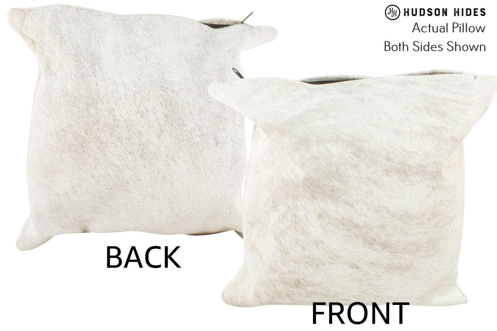 Grey Cowhide Pillow #36577