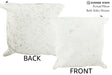 Salt and Pepper Black 16"x16" Brazilian Cowhide Pillow #36863 by Hudson Hides
