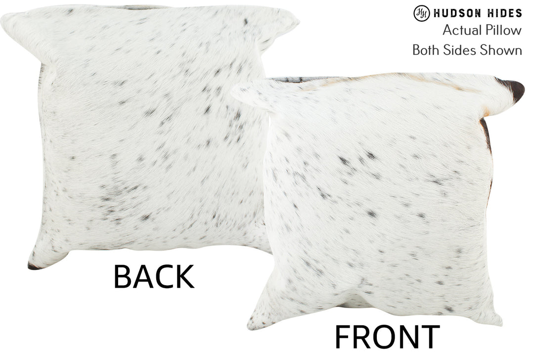 Salt and Pepper Black Pillow 16"x16"#36936 by Hudson Hides