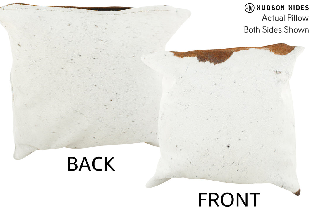Salt and Pepper Black Pillow 16"x16"#37050 by Hudson Hides
