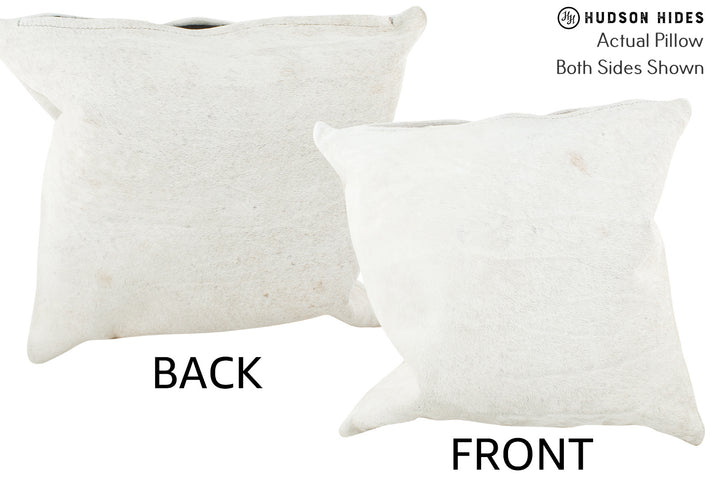 Grey 16"x16" Brazilian Cowhide Pillow #37092 by Hudson Hides