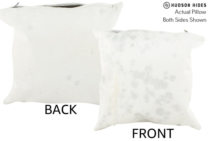 Grey 16"x16" Brazilian Cowhide Pillow #37101 by Hudson Hides