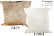 Grey 16"x16" Brazilian Cowhide Pillow #37127 by Hudson Hides