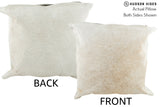 Grey 16"x16" Brazilian Cowhide Pillow #37138 by Hudson Hides