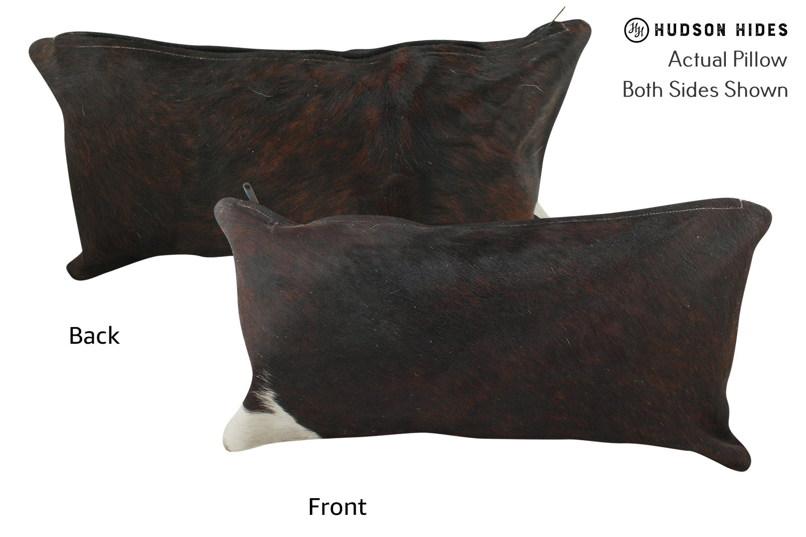Dark Brindle Cowhide Pillow #37629
