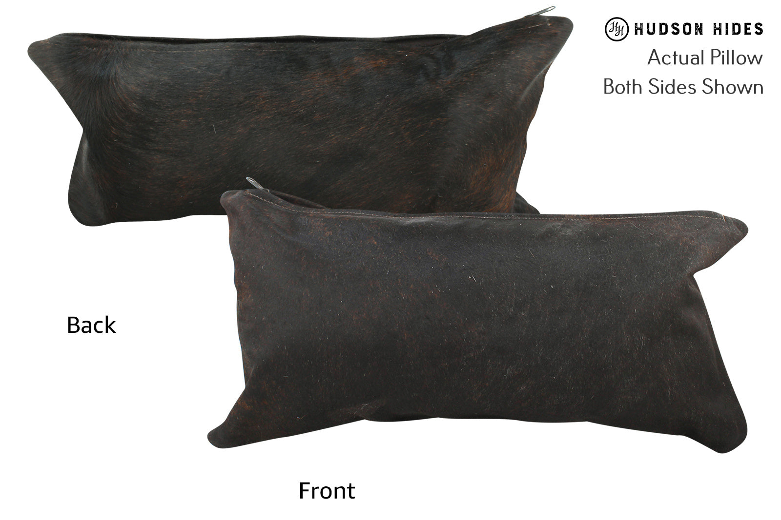 Dark Brindle Cowhide Pillow #37630