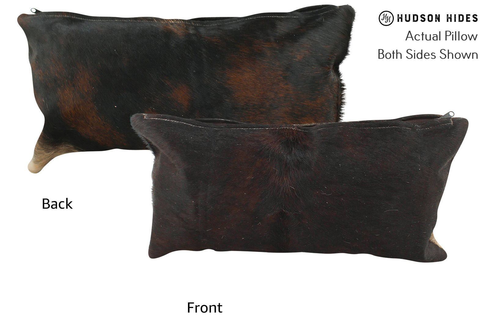Dark Brindle Cowhide Pillow #37661