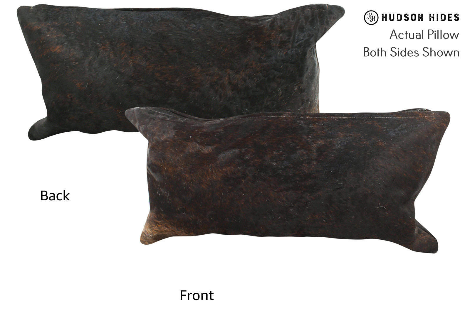 Dark Brindle Cowhide Pillow #37673
