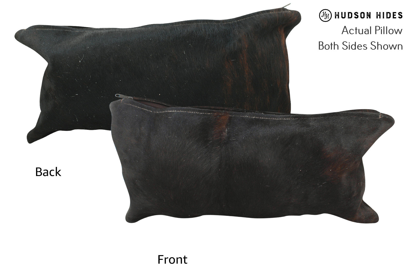 Dark Brindle Cowhide Pillow #37675