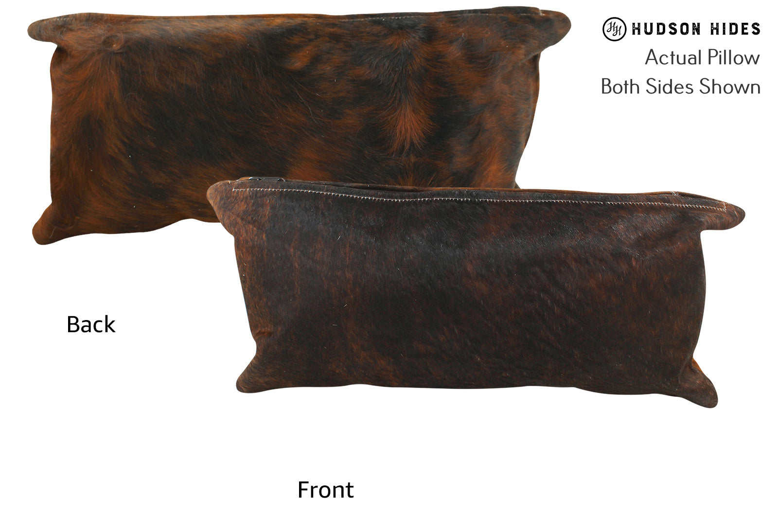 Dark Brindle Cowhide Pillow #37686