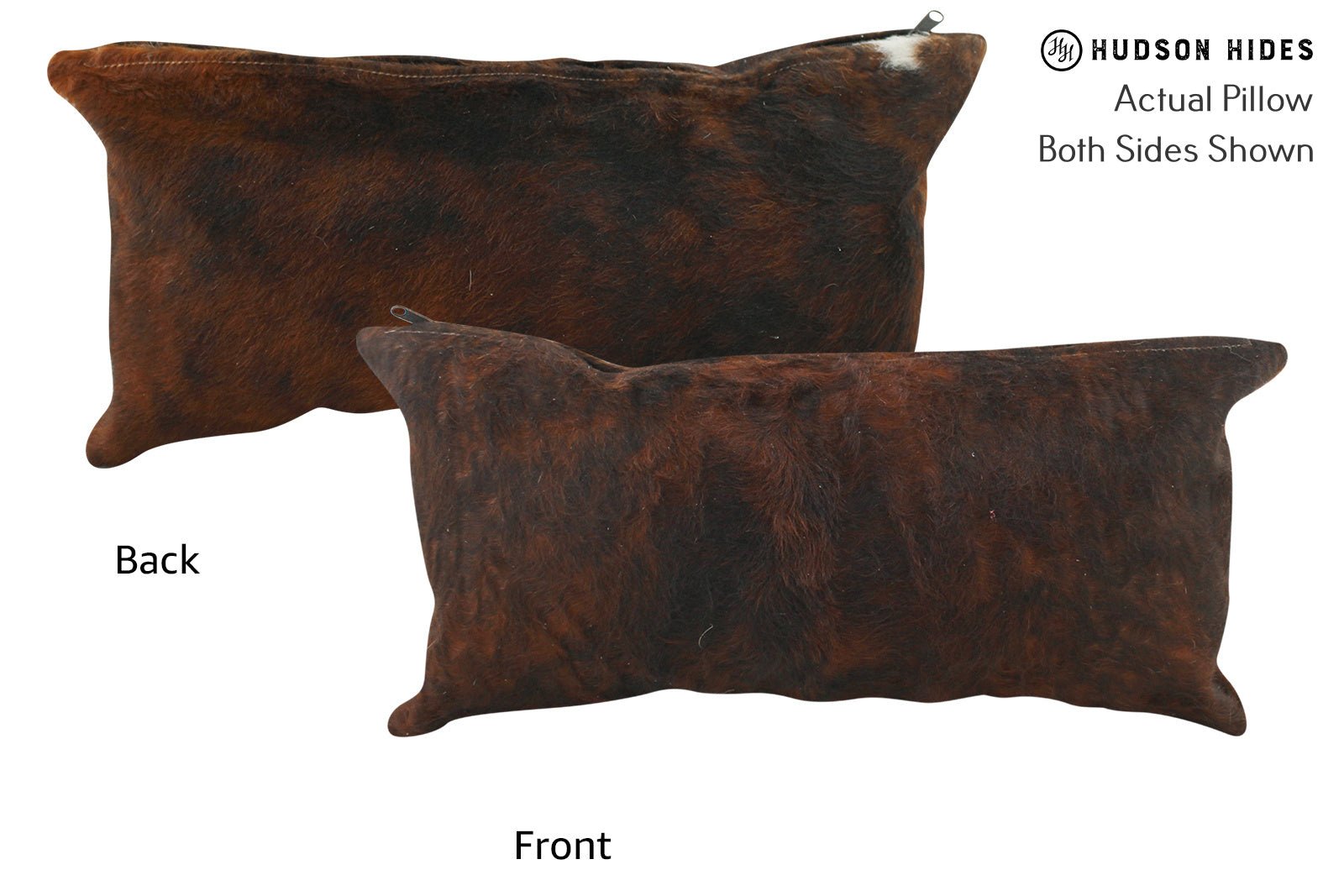 Dark Brindle Cowhide Pillow #37688