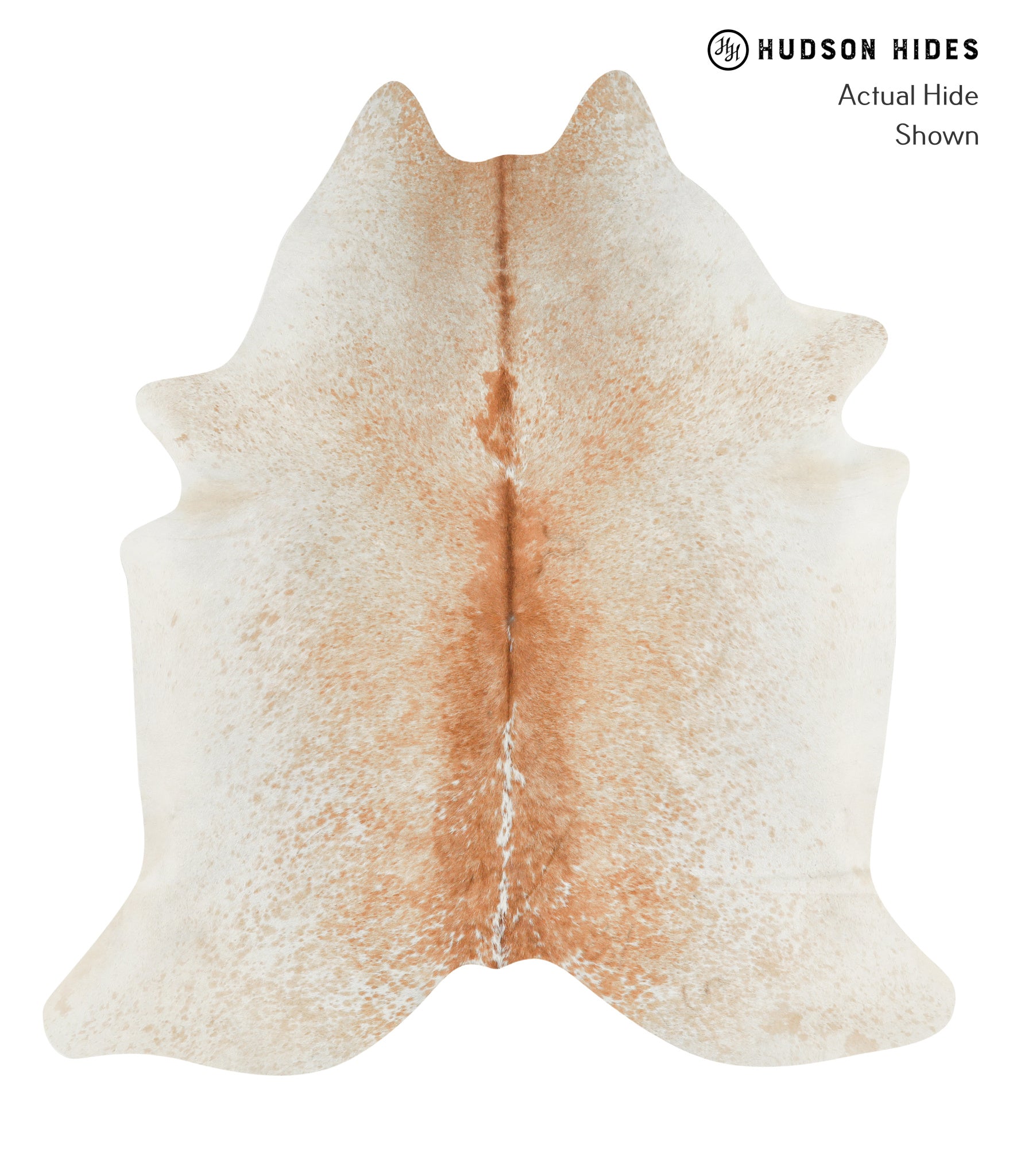 Salt and Pepper Brown Cowhide Rug #38125