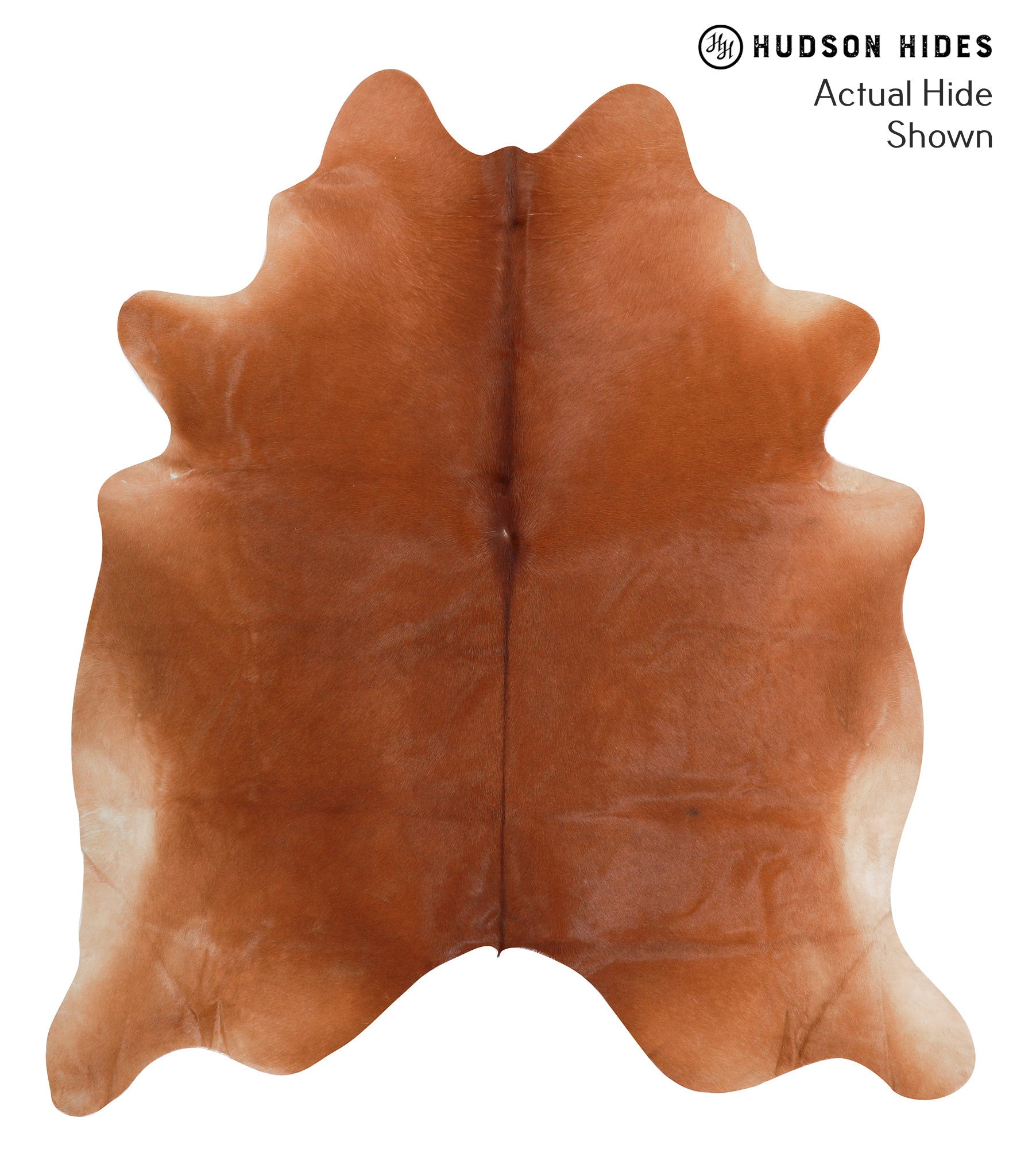 Solid Brown Cowhide Rug #38222