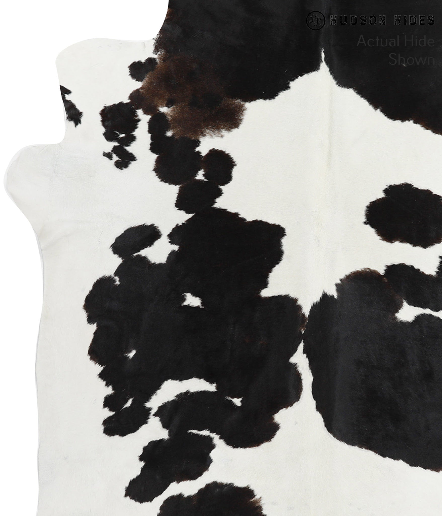 Black and White Cowhide Rug #38274