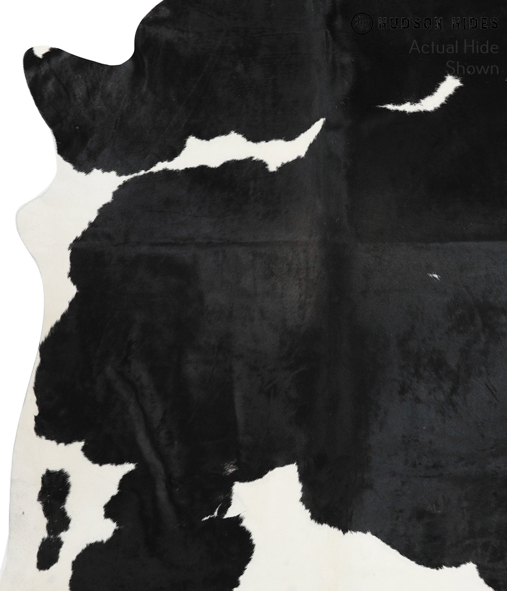 Black and White Cowhide Rug #38320