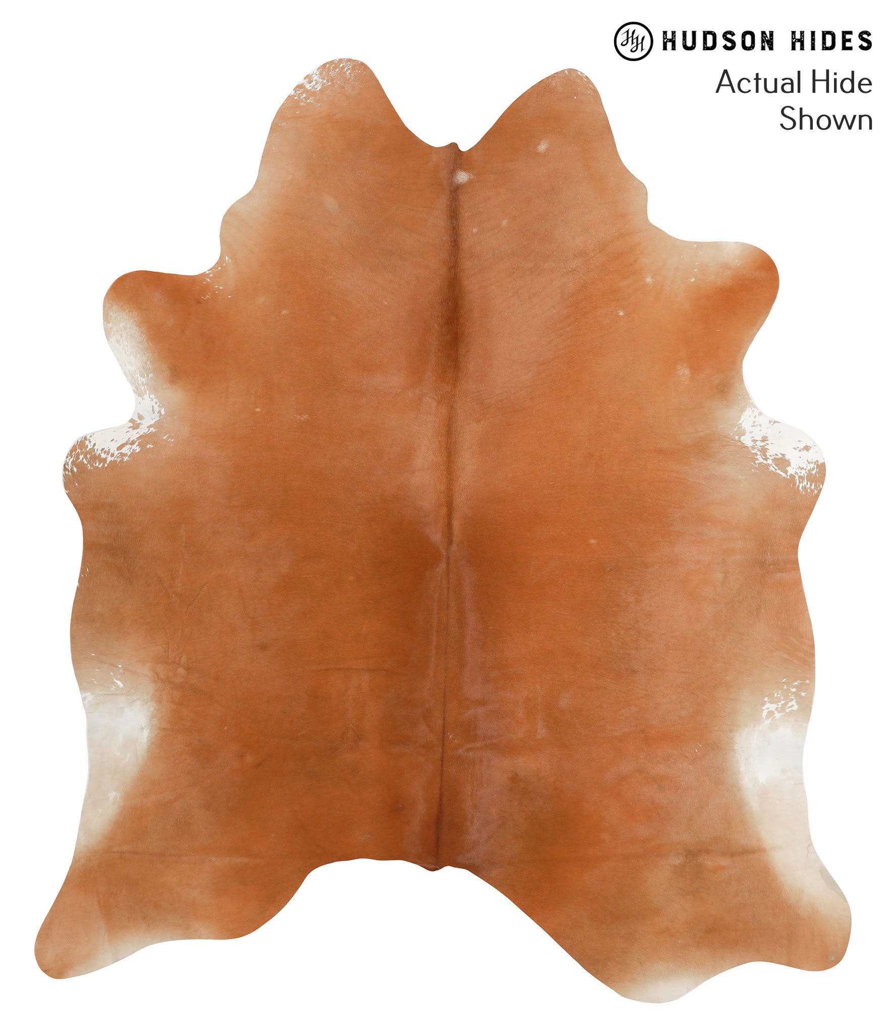 Solid Brown Cowhide Rug #38335