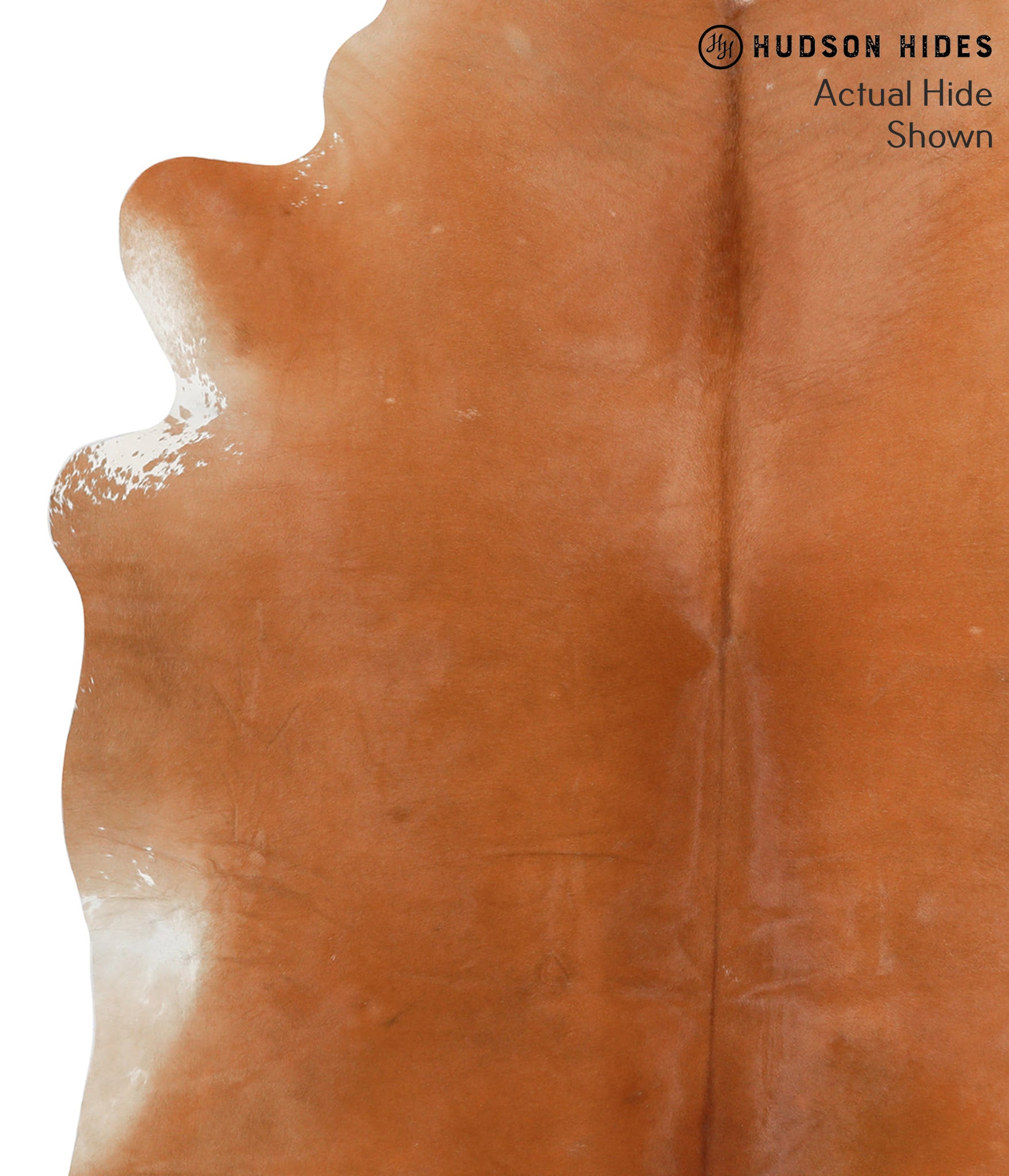 Solid Brown Cowhide Rug #38335