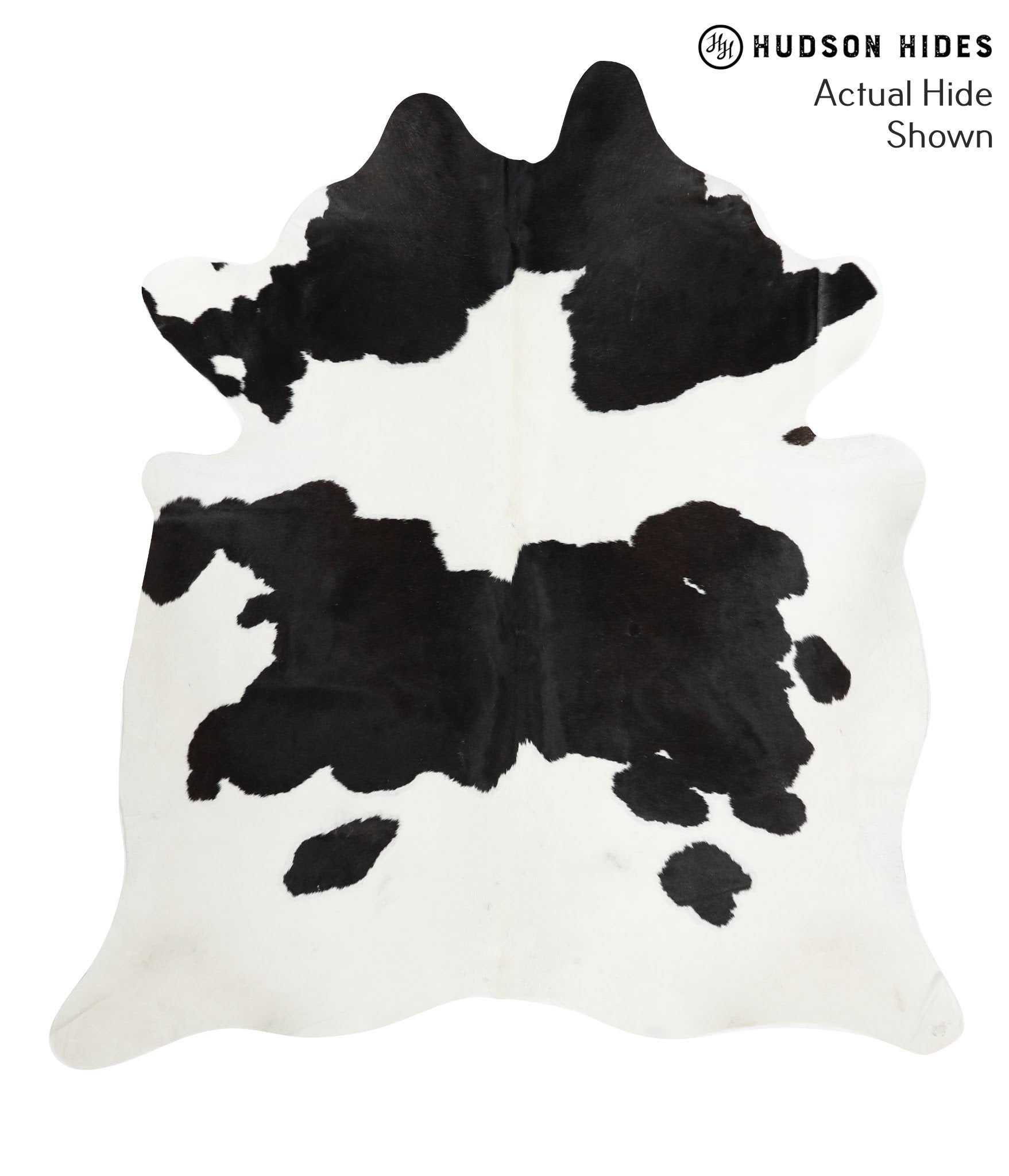 Black and White Cowhide Rug #38366