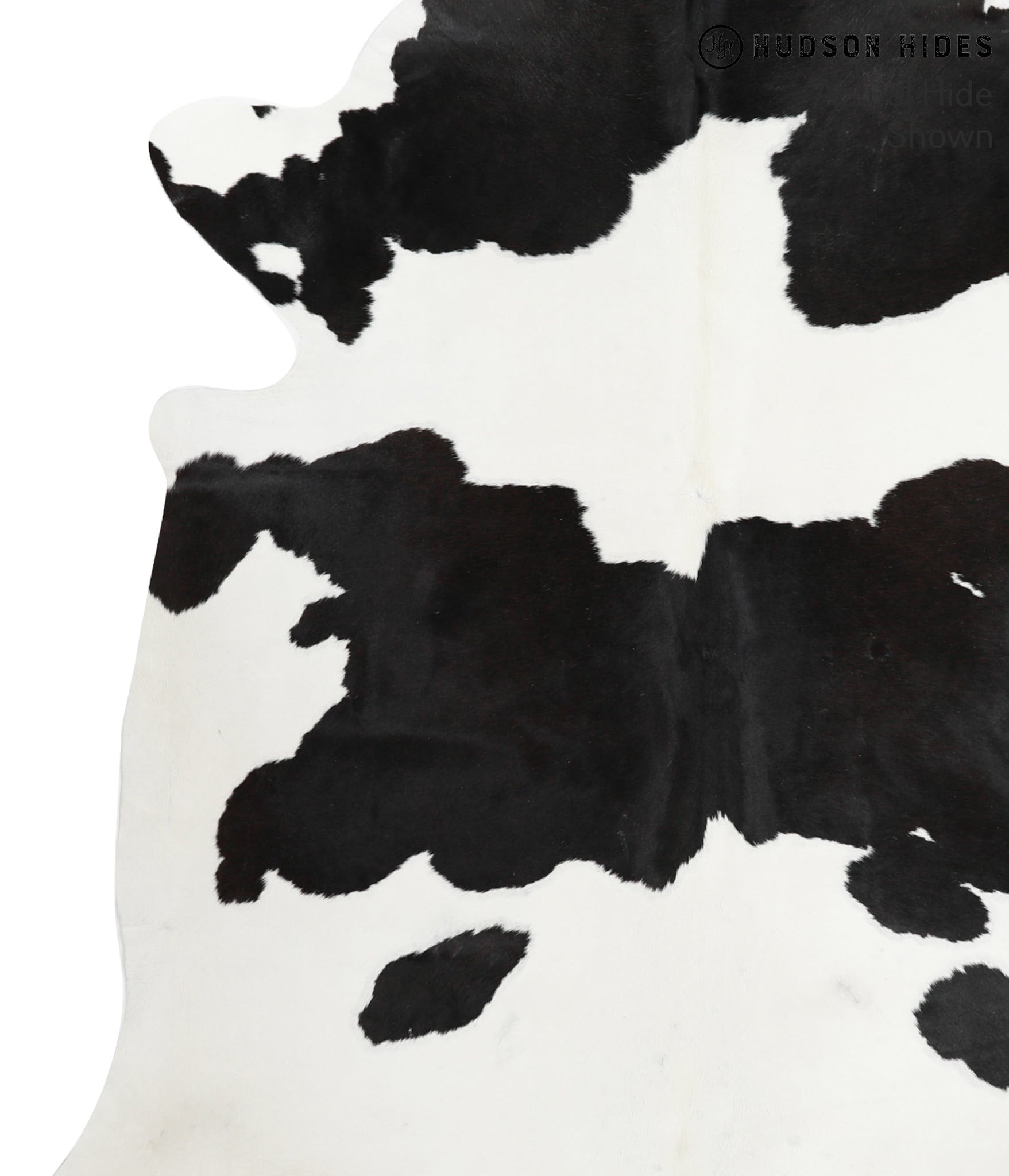 Black and White Cowhide Rug #38366