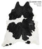 Black and White X-Large Brazilian Cowhide Rug 7'10