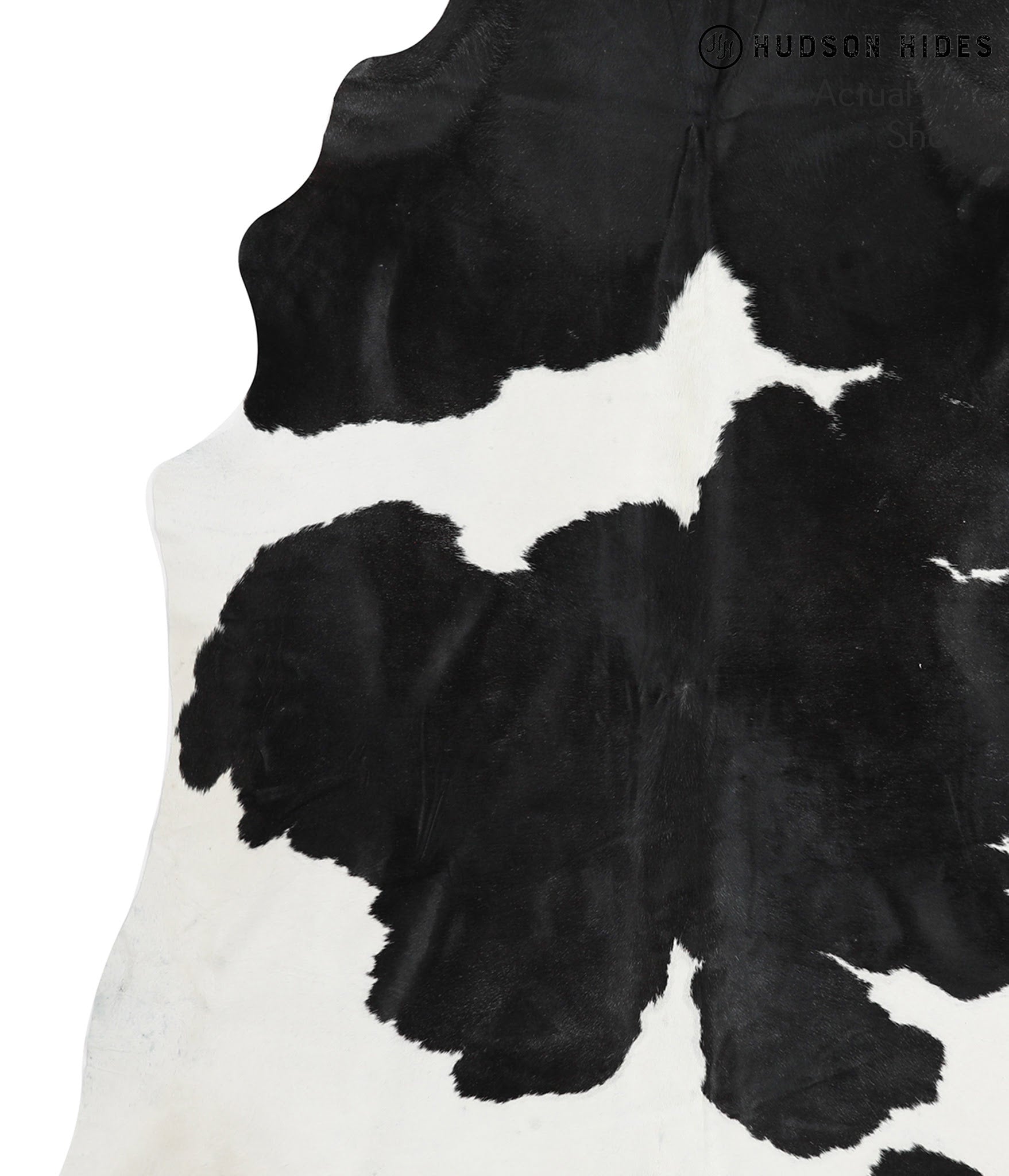 Black and White Cowhide Rug #38384