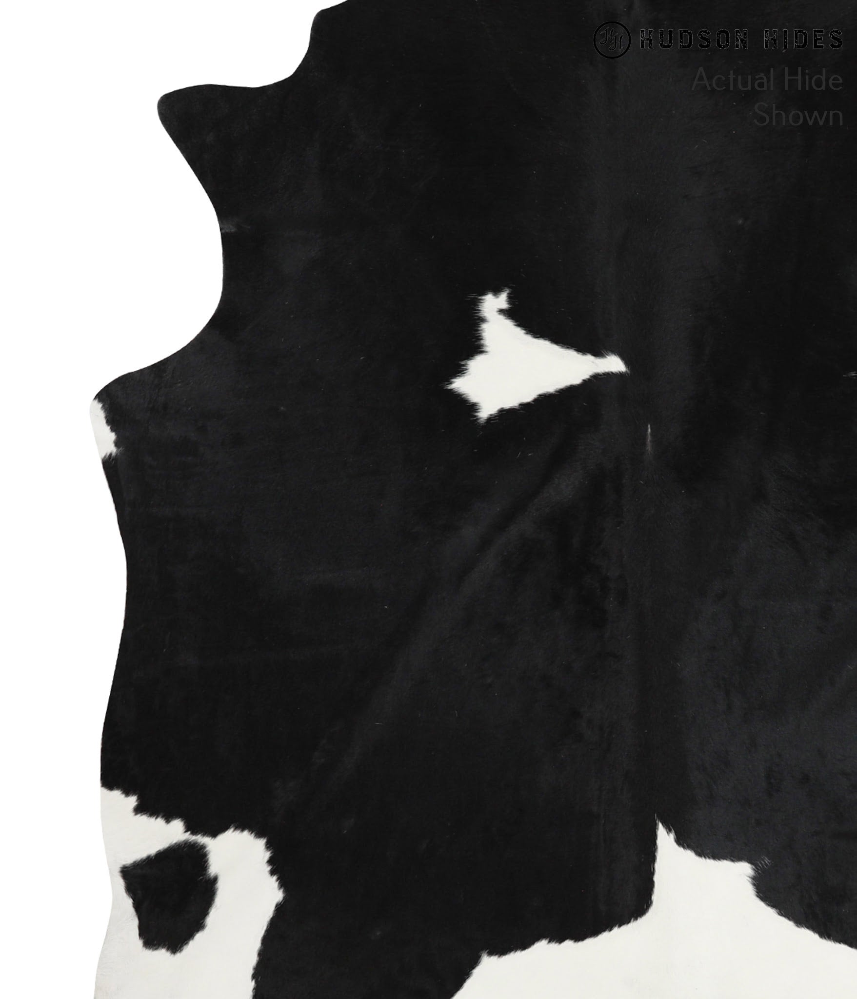 Black and White Cowhide Rug #38455