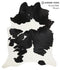 Black and White X-Large Brazilian Cowhide Rug 8'0